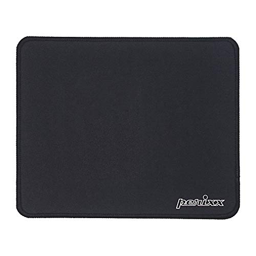 Perixx DX-1000L, Gaming Mauspad - Abmessung 320x270x2mm - Anti-Rutsch-Funktion durch gummierte Unterseite - Oberfläche aus besonders behandeltem Strukturgewebe - schwarz von Perixx