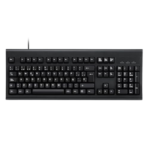 Perixx PERIBOARD-106 Teclado USB - Alto Rendimiento - Teclas Altas - Full-Size Con Teclado Numérico - Negro - QWERTY Español Perixx PERIBOARD-106 Teclado USB - Alto Rendimiento - Teclas Altas - Full-Size Con Teclado Numérico - Negro - QWERTY Español von Perixx