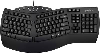 Perixx PERIBOARD-512 - Tastatur - USB - Deutsch - Schwarz (PERIBOARD-512 SCHWARZ) von Perixx