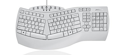 Perixx PERIBOARD-512W Periboard-512 Ergonomische Geteilte Tastatur – natürliches ergonomisches Design – Weiß – sperrige Größe 48 x 24 x 4 cm, US-Englisch-Layout Perixx PERIBOARD-512W Periboard-512 Ergonomische Geteilte Tastatur – natürliches ergonomisches Design – Weiß – sperrige Größe 48 x 24 x 4 cm, US-Englisch-Layout von Perixx