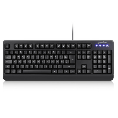 Perixx PERIBOARD-517 DE, Wasser- und staubdichte USB-Tastatur, IP65, schwarz von Perixx