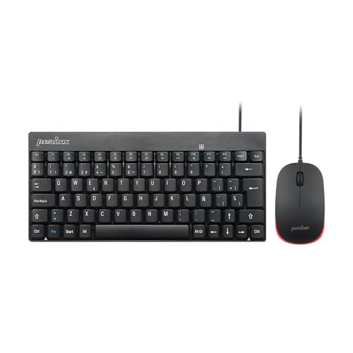 Perixx PERIDUO-212 Combo Teclado pequeño y Ratón Con Cable para Windows, 12 Teclas Multimedia, Layout QWERTY Español Perixx PERIDUO-212 Combo Teclado pequeño y Ratón Con Cable para Windows, 12 Teclas Multimedia, Layout QWERTY Español von Perixx