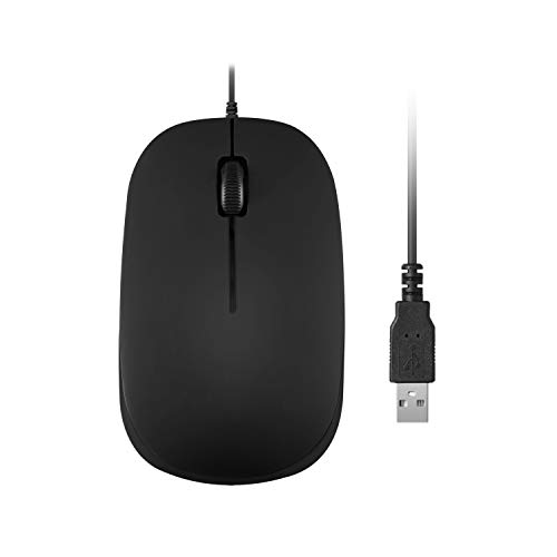 Perixx PERIMICE-201UB, schnurgebunden USB - Opitsche 3 Tasten Maus - 800 dpi - Blau beleuchtetes Scrollrad - Plug&Play - Schwarz Perixx PERIMICE-201UB, schnurgebunden USB - Opitsche 3 Tasten Maus - 800 dpi - Blau beleuchtetes Scrollrad - Plug&Play - Schwarz von Perixx