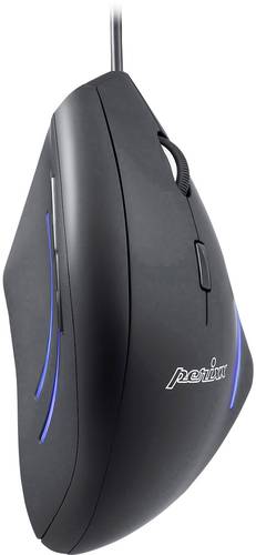 Perixx PERIMICE-508 Ergonomische Maus USB Optisch Schwarz 6 Tasten 1000 dpi Ergonomisch von Perixx