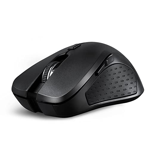 Perixx PERIMICE-611 Kabellose Mini-Maus, tragbare Maus für Laptops und Tablets, kabellos 2,4 GHz und Bluetooth 5.0, Schwarz von Perixx