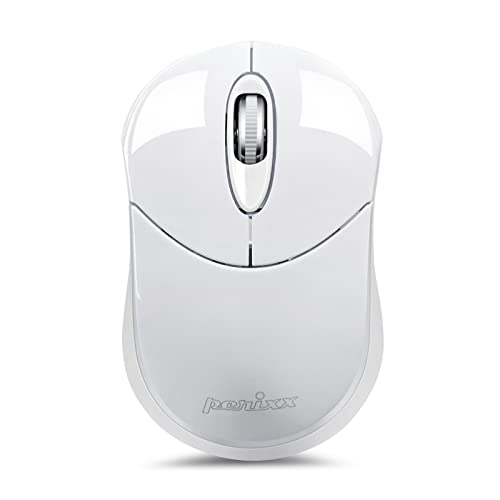 Perixx PERIMICE-802W Bluetooth Maus Optisch Weiß Glanzend von Perixx