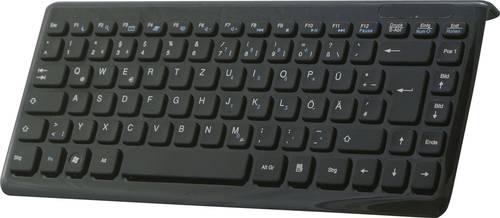 Perixx Periboard-407 USB Tastatur Deutsch, QWERTZ Schwarz von Perixx