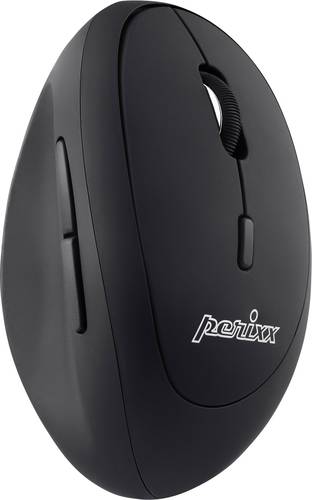 Perixx Perimice-719 Ergonomische Maus Funk Optisch Schwarz 6 Tasten 1600 dpi Ergonomisch von Perixx