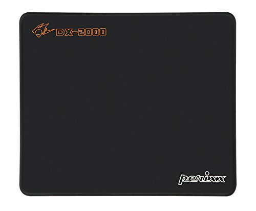 perixx DX-2000XL Gaming-Mauspad, 400 x 320 x 3 mm, speziell behandeltes strukturiertes Gewebe mit Präzisionssteuerung von Perixx