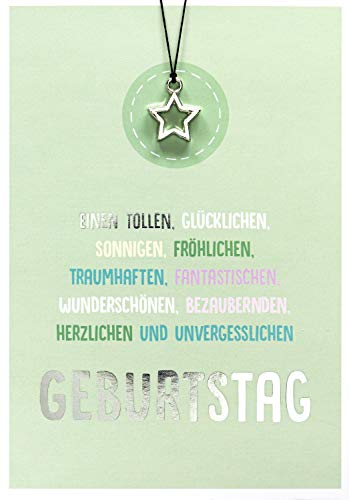 Geburtstagskarte LittleThings Schlagwörter-Textkarte 11,6 x 16,6 cm von Perleberg