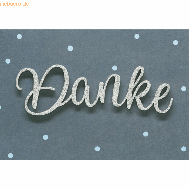 Perleberg Karte Danke Lettering 778-1052 von Perleberg