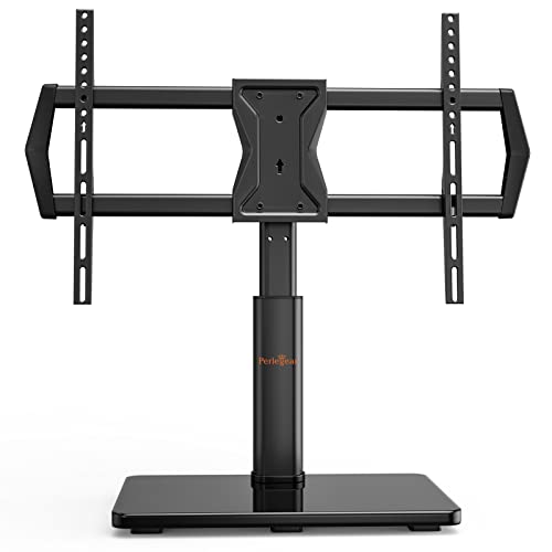 Perlegear TV Standfuss TV Ständer Schwenkbar für 37-65/70 Zoll Flach & Curved Fernseher bis zu 45 KG, TV-Standfüße Höhenverstellbar & Stabil,Universal Fernsehständer mit Max VESA 600x400mm Perlegear TV Standfuss TV Ständer Schwenkbar für 37-65/70 Zoll Flach & Curved Fernseher bis zu 45 KG, TV-Standfüße Höhenverstellbar & Stabil,Universal Fernsehständer mit Max VESA 600x400mm von Perlegear