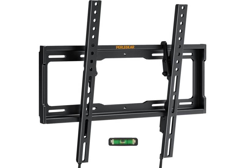 Perlegear TV-Wandhalterung, (Neigbar für 26-65 Zoll Flach & Curved-TVs, ultraslim, bis 45kg, VESA bis 400x400mm) von Perlegear