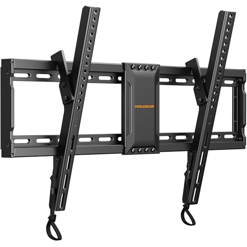 Perlegear TV Wandhalterung, Neigbare Fernseher Halterung für 37-82 Zoll Flach & Curved LED/LCD/OLED/Plasma Fernseher, Max VESA 600 x 400 mm, 60 kg Kapazität, mit verstellbaren Zugschnüren Perlegear TV Wandhalterung, Neigbare Fernseher Halterung für 37-82 Zoll Flach & Curved LED/LCD/OLED/Plasma Fernseher, Max VESA 600 x 400 mm, 60 kg Kapazität, mit verstellbaren Zugschnüren von Perlegear