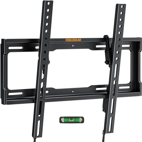 Perlegear TV Wandhalterung, Universale Neigbare Fernseher Wandhalterung für 26-65 Zoll LED/LCD/QLED/Plasma Flach&Curved TV Oder Monitor bis zu 45kg, Ultraslim Wandabstand, Max.VESA 400x400mm Perlegear TV Wandhalterung, Universale Neigbare Fernseher Wandhalterung für 26-65 Zoll LED/LCD/QLED/Plasma Flach&Curved TV Oder Monitor bis zu 45kg, Ultraslim Wandabstand, Max.VESA 400x400mm von Perlegear
