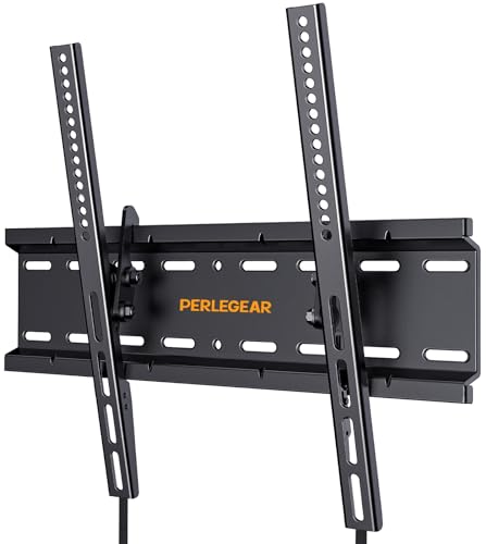 Perlegear TV Wandhalterung, Wandhalterung Fernseher für 26-60 Zoll TV bis zu 52kg, Neigbare TV Halterung Max.VESA 400x400mm von Perlegear