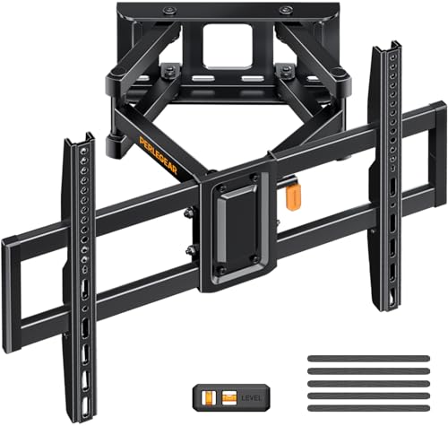 Perlegear TV Wandhalterung Schwenkbar, Ausziehbare Neigbare TV Halterung für 37-82 Zoll Flach & Curved Fernseher bis zu 60kg, Wandhalterung Fernseher max.VESA 600x400mm Perlegear TV Wandhalterung Schwenkbar, Ausziehbare Neigbare TV Halterung für 37-82 Zoll Flach & Curved Fernseher bis zu 60kg, Wandhalterung Fernseher max.VESA 600x400mm von Perlegear