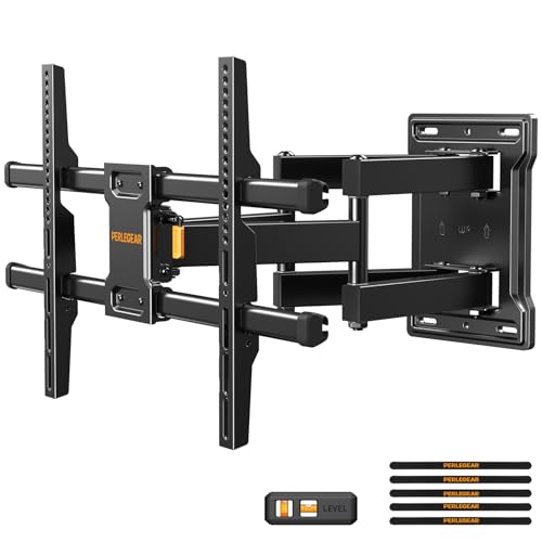 Perlegear TV Wandhalterung für 32-85 Zoll TVs bis zu 60 kg, Schwenkbar Neigbar Wandhalterung Fernseher, Fernseher Halterung mit werkzeugfreier Neigung, Max VESA 600x400mm, PGLF6 Perlegear TV Wandhalterung für 32-85 Zoll TVs bis zu 60 kg, Schwenkbar Neigbar Wandhalterung Fernseher, Fernseher Halterung mit werkzeugfreier Neigung, Max VESA 600x400mm, PGLF6 von Perlegear