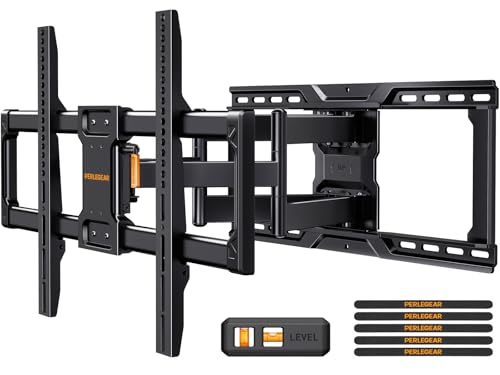 Perlegear vollbewegliche TV Wandhalterung für 42–90 Zoll Fernseher bis zu 68KG, vormontierte TV Halterung mit werkzeugfreier Neigung, Schwenkung, Verlängerung, Max VESA 600 x 400mm, PGLF16 Perlegear vollbewegliche TV Wandhalterung für 42–90 Zoll Fernseher bis zu 68KG, vormontierte TV Halterung mit werkzeugfreier Neigung, Schwenkung, Verlängerung, Max VESA 600 x 400mm, PGLF16 von Perlegear
