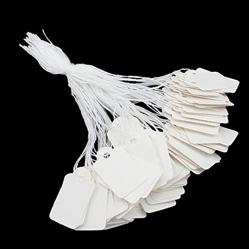 Perlin - 100stk PREISSCHILDER Preisetiketten mit Faden Tags 23 x 13 mm Papieranhänger Hängeetiketten Anhängeetiketten Preisschilder Schmucketiketten Kartonetikett Fadenetikett DEK27-100 Perlin - 100stk PREISSCHILDER Preisetiketten mit Faden Tags 23 x 13 mm Papieranhänger Hängeetiketten Anhängeetiketten Preisschilder Schmucketiketten Kartonetikett Fadenetikett DEK27-100 von Perlin