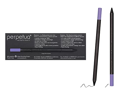 Perpetua Grafit-Stifte, Langlebige & Robuste HB Bleistifte aus Grafit, Nachhaltiger Bleistift HB mit Radiergummi zum Zeichnen, Schreiben & Skizzen, Ergonomischer Profi Bleistift für Schule & Büro von Perpetua