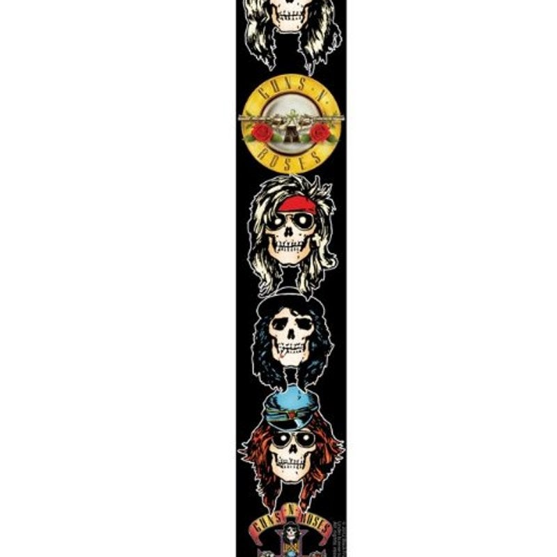 Perri&apos;s Leathers 6012 Guns N Roses Skull Gitarrengurt (Polyester) von Perri&apos;s Leathers