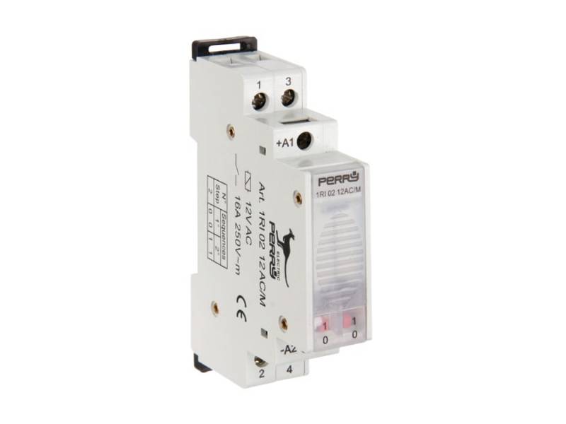 PERRY Stromstoss-Schalter 1RI0212AC/M, 12 V~, 2 Kontakte von Perry