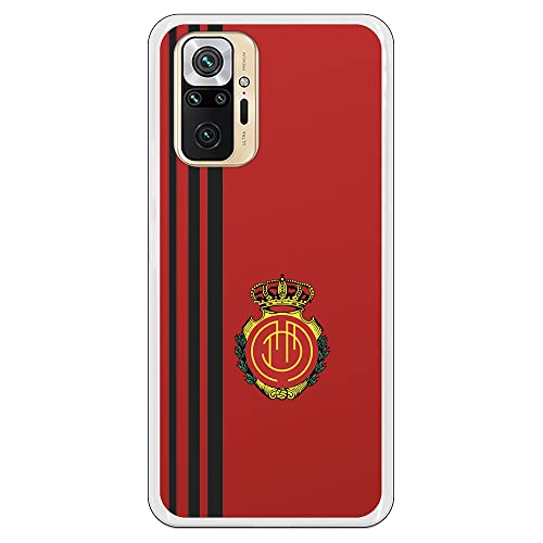 Mallorca Real Club Handyhülle für Xiaomi Redmi Note 10 Pro, Sport-Club, roter Hintergrund, offizielles Produkt, Fußball-Handyhülle, flexibles Silikongel von Personalaizer
