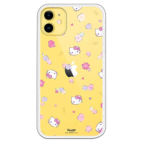 Originalhülle kompatibel mit iPhone 11 mit einem Design von Hello Kitty Blumenmuster von Personalaizer