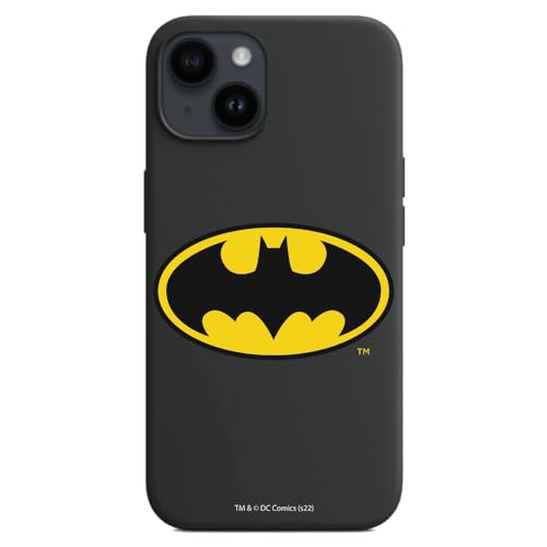 Personalaizer Batman Schutzhülle für iPhone 15, flexibel, Schwarz von Personalaizer