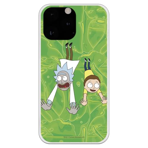 Personalaizer Flexible Schutzhülle, kompatibel mit iPhone 15 Pro Max Rick & Morty Acid von Personalaizer