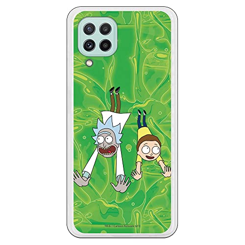 Personalaizer Originalhülle, kompatibel mit Samsung Galaxy A22 4G - Rick und Morty Säure Hintergrund von Personalaizer