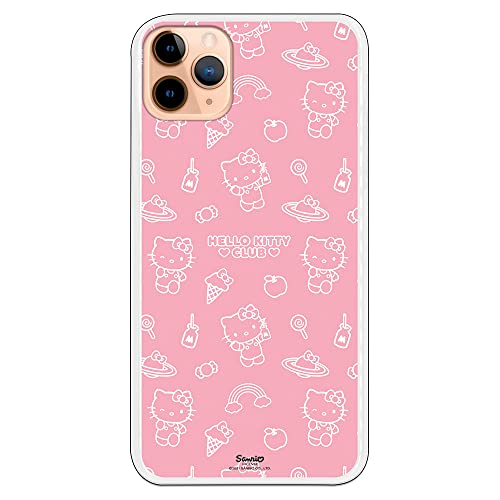 Personalaizer Schutzhülle für iPhone 11 Pro Max - Hello Kitty Patron auf Rosa von Personalaizer