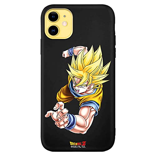 Personalaizer - Schutzhülle für iPhone 11 Schwarz mit Dragon Ball Z Goku SS1 Special von Personalaizer