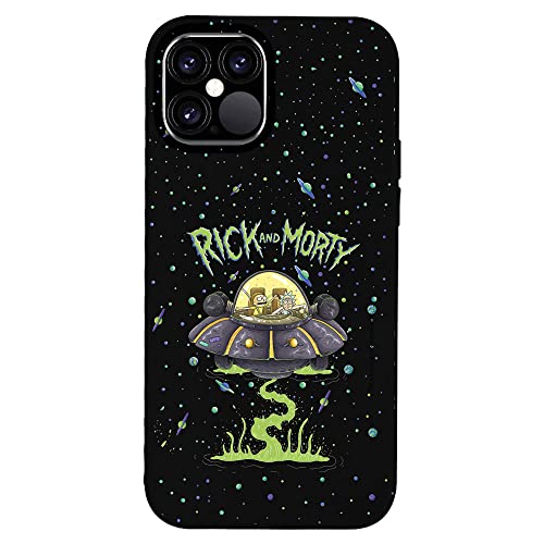Personalaizer Schutzhülle für iPhone 12-12 Pro, Motiv: Rick und Morty UFO von Personalaizer