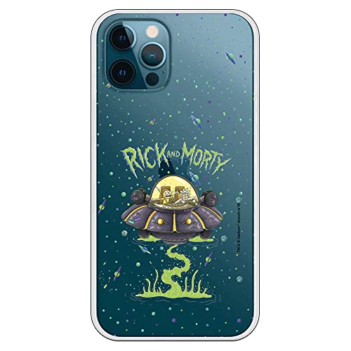 Personalaizer Schutzhülle für iPhone 12 Pro Max - Rick und Morty UFO von Personalaizer