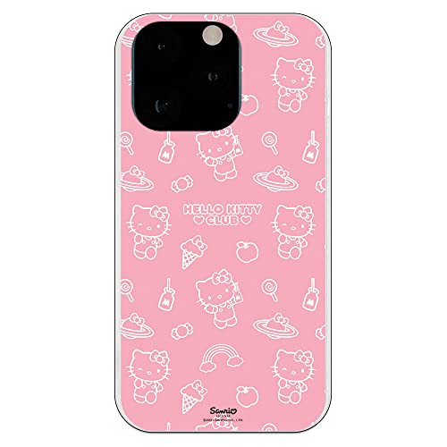 Personalaizer Schutzhülle für iPhone 13 Pro - Hello Kitty Muster auf Rosa von Personalaizer