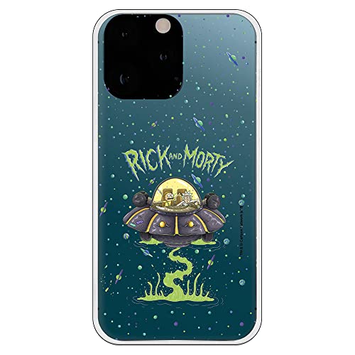 Personalaizer Schutzhülle für iPhone 14 Pro Max - Rick und Morty UFO von Personalaizer