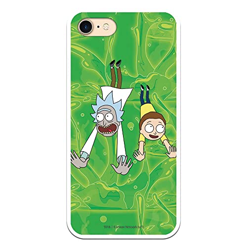 Personalaizer Schutzhülle für iPhone 7 - iPhone 8 - SE 2020 - Rick und Morty Fonds Acid von Personalaizer