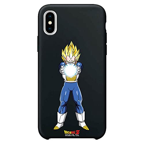 Personalaizer - Schutzhülle für iPhone X-XS Schwarz mit Dragon Ball Z Vegeta Energia Motiv von Personalaizer