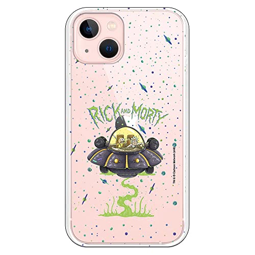 Personalaizer iPhone 13 Hülle - Rick and Morty UFO weiß von Personalaizer