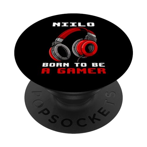 Niilo - Born To Be A Gamer - Personalisiert PopSockets mit austauschbarem PopGrip von Personalisierte Gaming Geschenke Und Gamer Sprüche