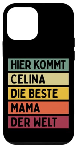 Hier Kommt Celina Die Beste Mama Der Welt Muttertag Retro Hülle für iPhone 12 mini Hier Kommt Celina Die Beste Mama Der Welt Muttertag Retro Hülle für iPhone 12 mini von Personalisierte Geschenke Celina