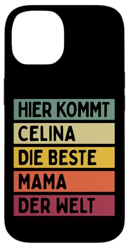 Hier Kommt Celina Die Beste Mama Der Welt Muttertag Retro Hülle für iPhone 14 Hier Kommt Celina Die Beste Mama Der Welt Muttertag Retro Hülle für iPhone 14 von Personalisierte Geschenke Celina
