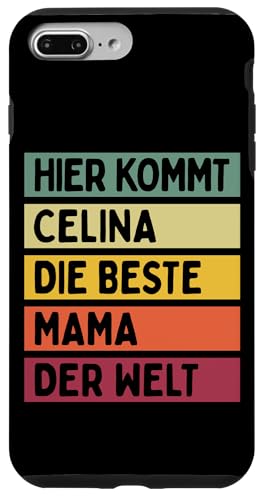 Hier Kommt Celina Die Beste Mama Der Welt Muttertag Retro Hülle für iPhone 7 Plus/8 Plus von Personalisierte Geschenke Celina