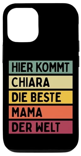 Hier Kommt Chiara Die Beste Mama Der Welt Muttertag Retro Hülle für iPhone 12/12 Pro Hier Kommt Chiara Die Beste Mama Der Welt Muttertag Retro Hülle für iPhone 12/12 Pro von Personalisierte Geschenke Chiara