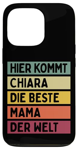 Hier Kommt Chiara Die Beste Mama Der Welt Muttertag Retro Hülle für iPhone 13 Pro Hier Kommt Chiara Die Beste Mama Der Welt Muttertag Retro Hülle für iPhone 13 Pro von Personalisierte Geschenke Chiara