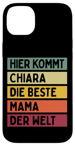 Hier Kommt Chiara Die Beste Mama Der Welt Muttertag Retro Hülle für iPhone 14 Plus Hier Kommt Chiara Die Beste Mama Der Welt Muttertag Retro Hülle für iPhone 14 Plus von Personalisierte Geschenke Chiara