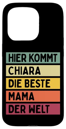 Hier Kommt Chiara Die Beste Mama Der Welt Muttertag Retro Hülle für iPhone 15 Pro Hier Kommt Chiara Die Beste Mama Der Welt Muttertag Retro Hülle für iPhone 15 Pro von Personalisierte Geschenke Chiara