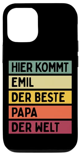 Hier Kommt Emil Der Beste Papa Der Welt Vatertag Retro Hülle für iPhone 12/12 Pro Hier Kommt Emil Der Beste Papa Der Welt Vatertag Retro Hülle für iPhone 12/12 Pro von Personalisierte Geschenke Emil
